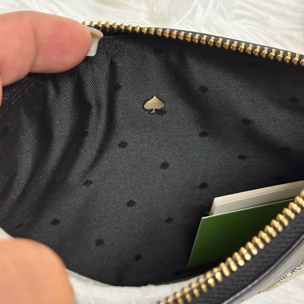 Kate Spade Black and Gold Skyline Wristlet - Picture 8 of 12